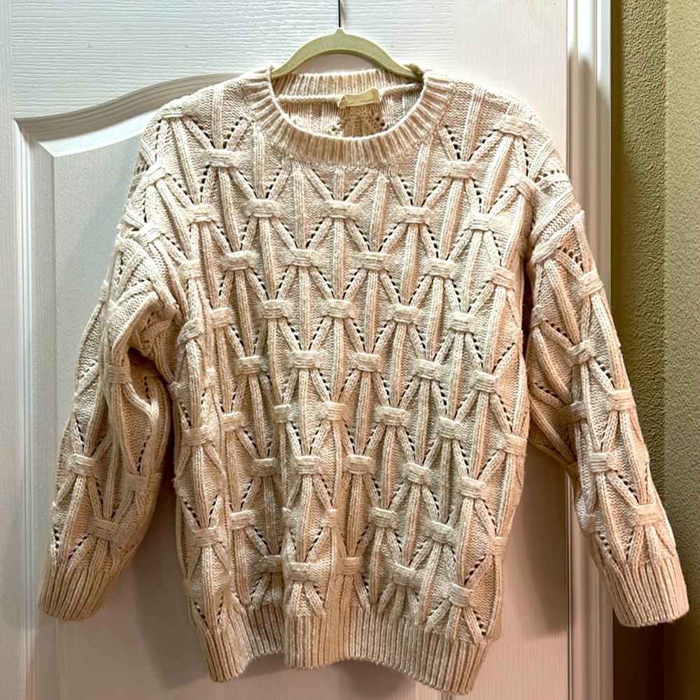 Cream sweater